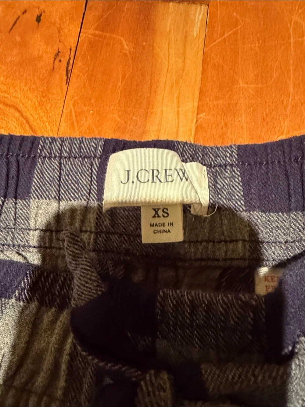 J.Crew Men’s Cotton Flannel Pajama Set Plaid XS Like New 100% cotton